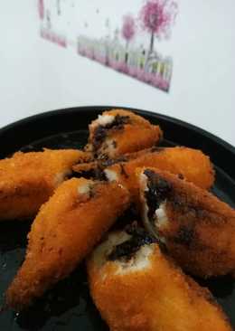 Pisang goreng crispy coklat lumer