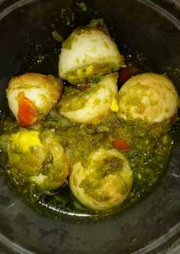 Telur balado cabe ijo
