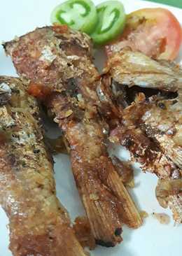 Ikan kurisi renyah pedas