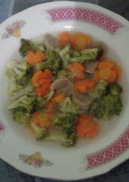 Sayur Brokoli Wortel Bakso