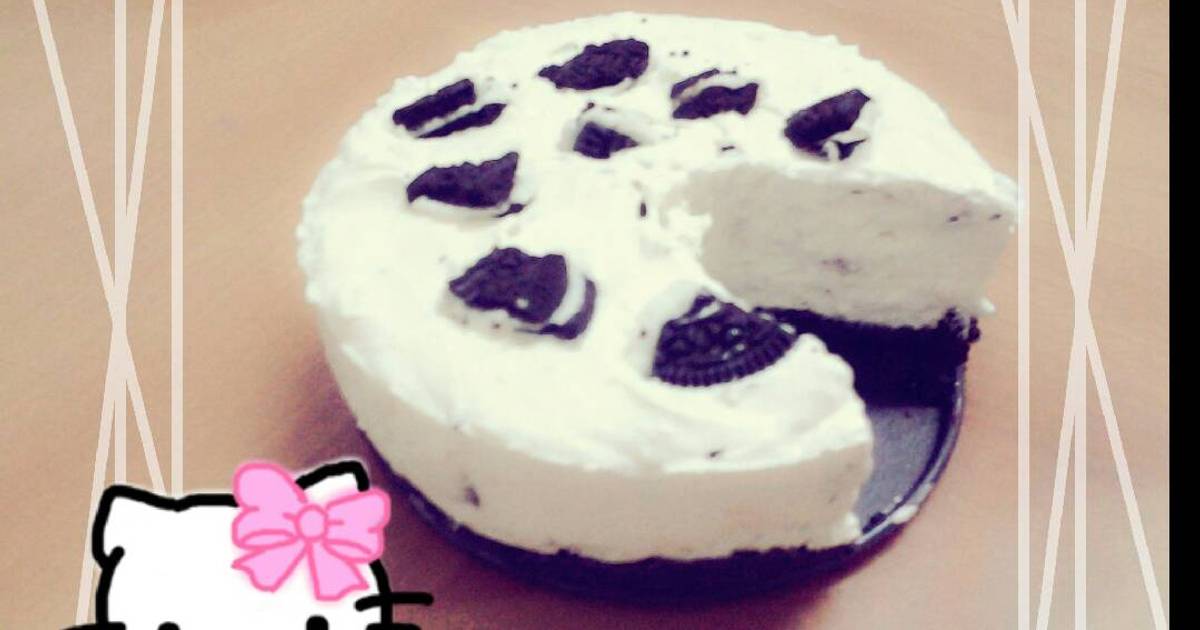 Resep ✇ No bake Oreo cheesecake ✇ ☆彡(*´∀｀*)☆彡