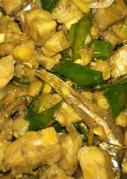 Oseng Tempe Teri Cabe Ijo