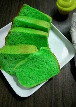 Chiffon cake pandan putih telur