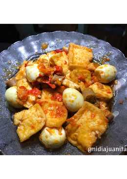 Tahu puyuh balado