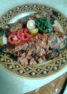 Pepecak goreng ikan mas pedasss