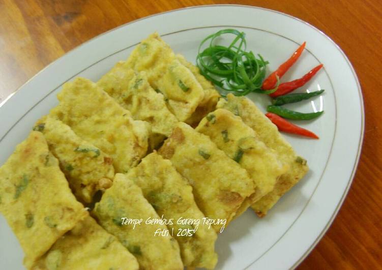 resep masakan Tempe Gembus Goreng Tepung