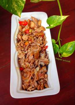 Ayam sambal bongkot/kecombrang