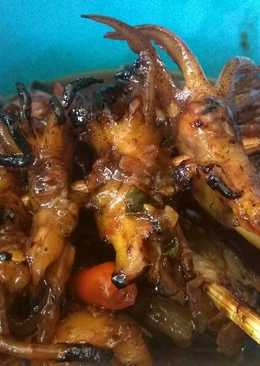 Sate Tumis Cumi manis pedas