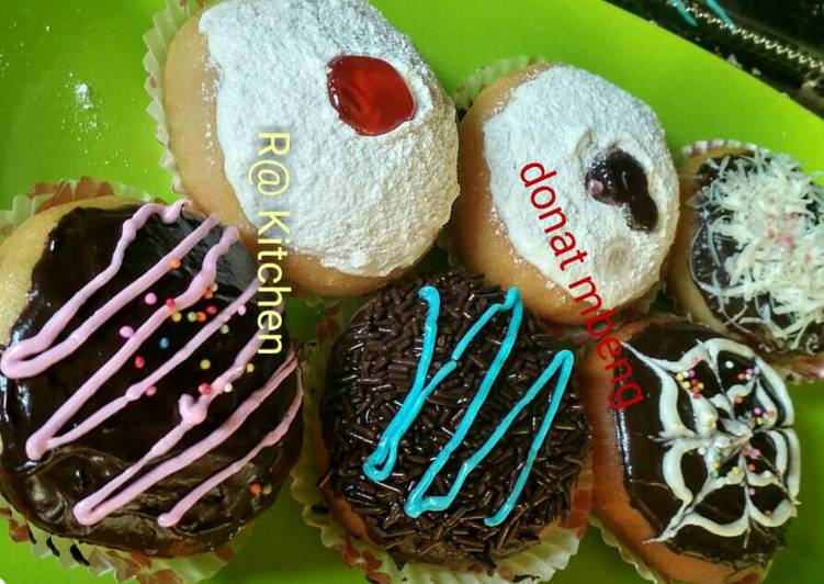 cara membuat Donat ekonomis no telur