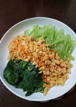 Pokcoy telur asin