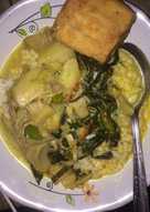 Gulai nangka daun singkong