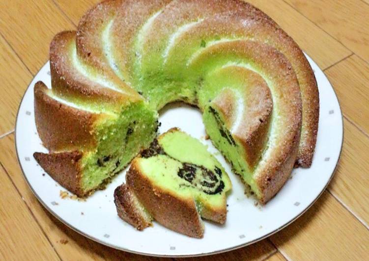 gambar untuk resep makanan Marmer cake choco pandan