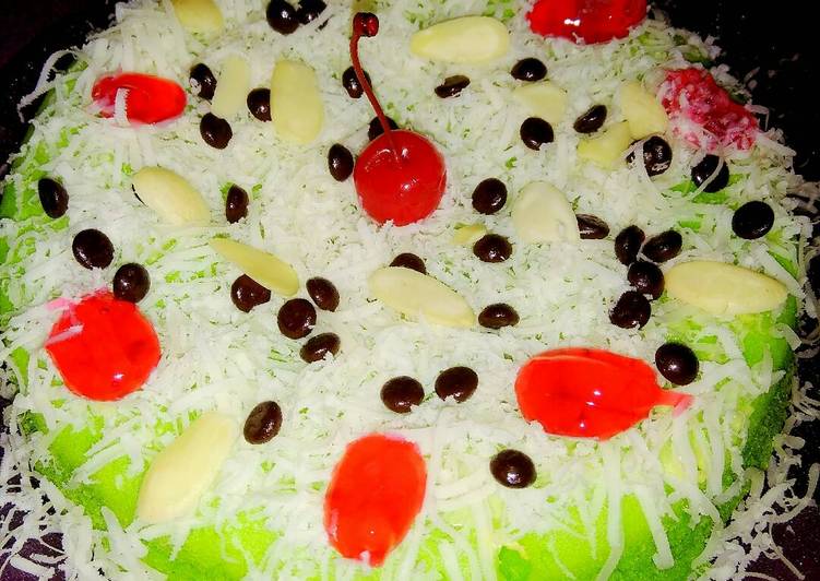 resep makanan Bolu pandan kukus imut