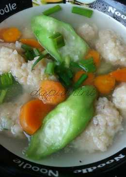 Sop gambas bola udang