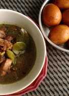 Rawon Ayam dan Telur Bacem 