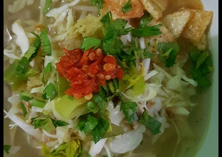 resep masakan Soto Ayam Kuah Bening