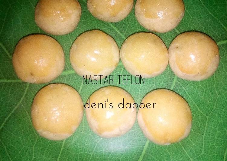 resep lengkap untuk Nastar teflon