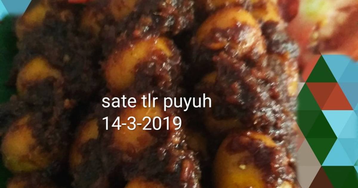 3 resep sate telur puyuh bumbu kacang enak dan sederhana 