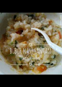 Bubur nasi santan sayur