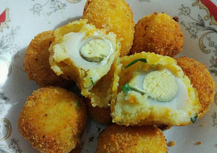 resep Kroket isi Telur Puyuh