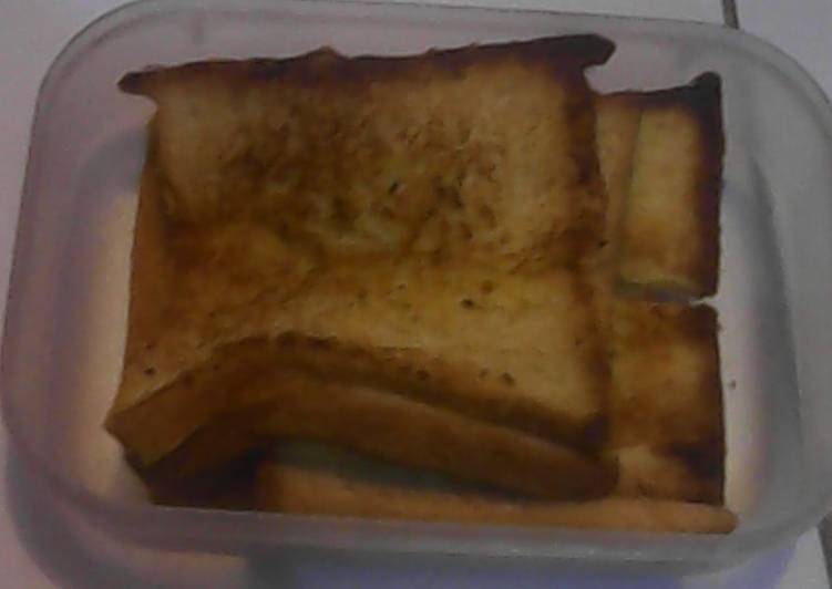 resep masakan Roti Bakar simple pake wajan