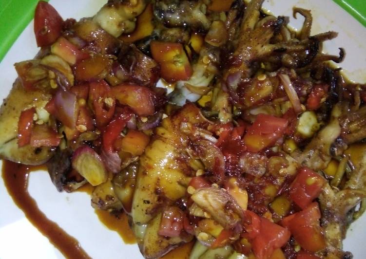 resep lengkap untuk Cumi Panggang Bumbu Sate