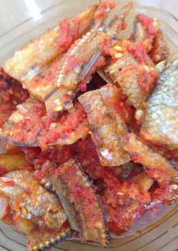 Balado ikan gabus enak