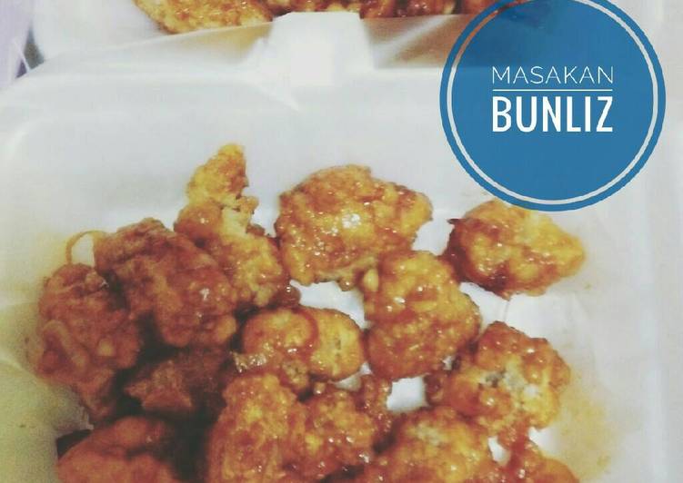 resep lengkap untuk Ayam Goreng Krispy Saus Madu