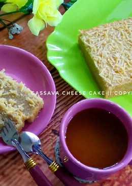 Cassava Cheese Cake ~ Gluten Free (No SP, No BP)