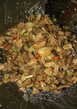 Ayam Jamur Saus Tiram
