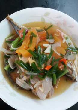 Ikan kembung goreng kuah tomato