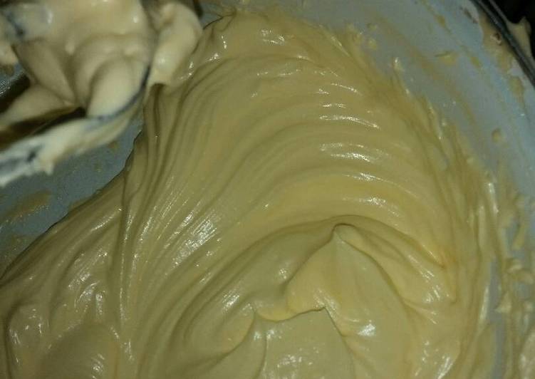 resep Butter cream simple