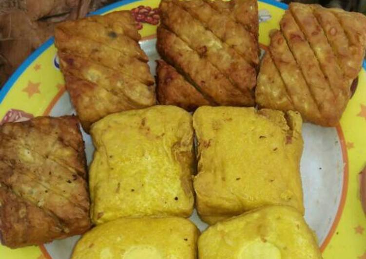 cara membuat Tempe Tahu Goreng