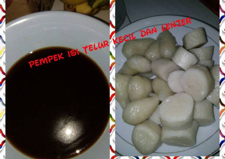 Resep Pempek isi telur dan lenjer - Esy Handono