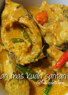 Ikan mas kuah santan