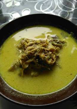 Opor kuning jantung pisang