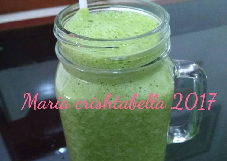 resep masakan Jus sawi nanas seger