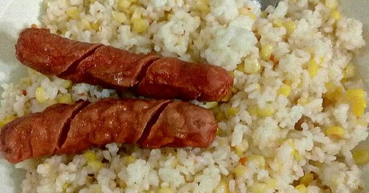  Resep Nasi goreng jagung  sosis oleh endah thessiandi Cookpad