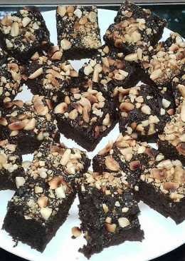 Brownies kacang imlek eggless