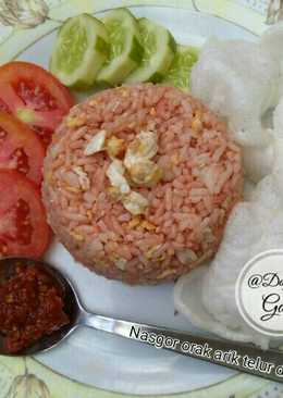 Nasgor Orak Arik Telur Dgn Ebi