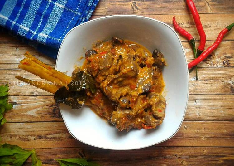 bahan dan cara membuat Bumbu Rujak Ati ampela