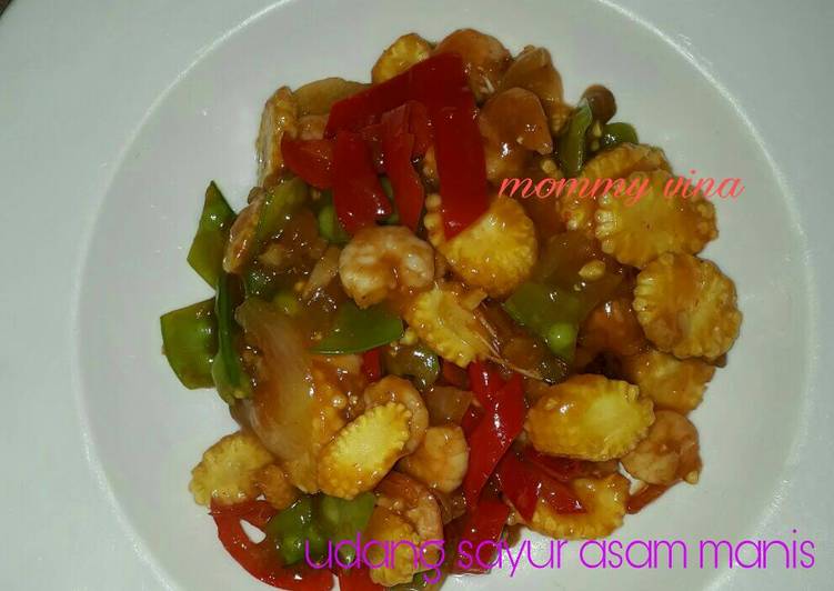 Resep Udang sayur asam manis Dari Ellen Nasya Putry