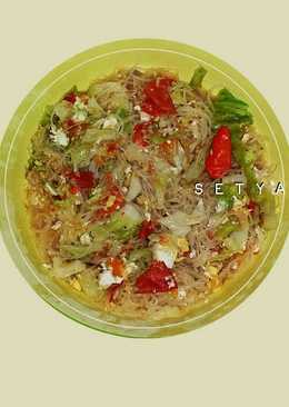 Bihun pedas kuah kental