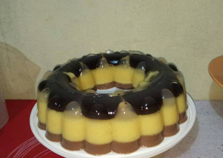 gambar untuk resep makanan Puding oreo mangga coklat