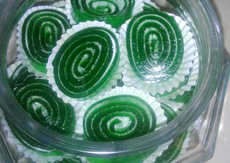 gambar untuk resep makanan Jelly candy roll