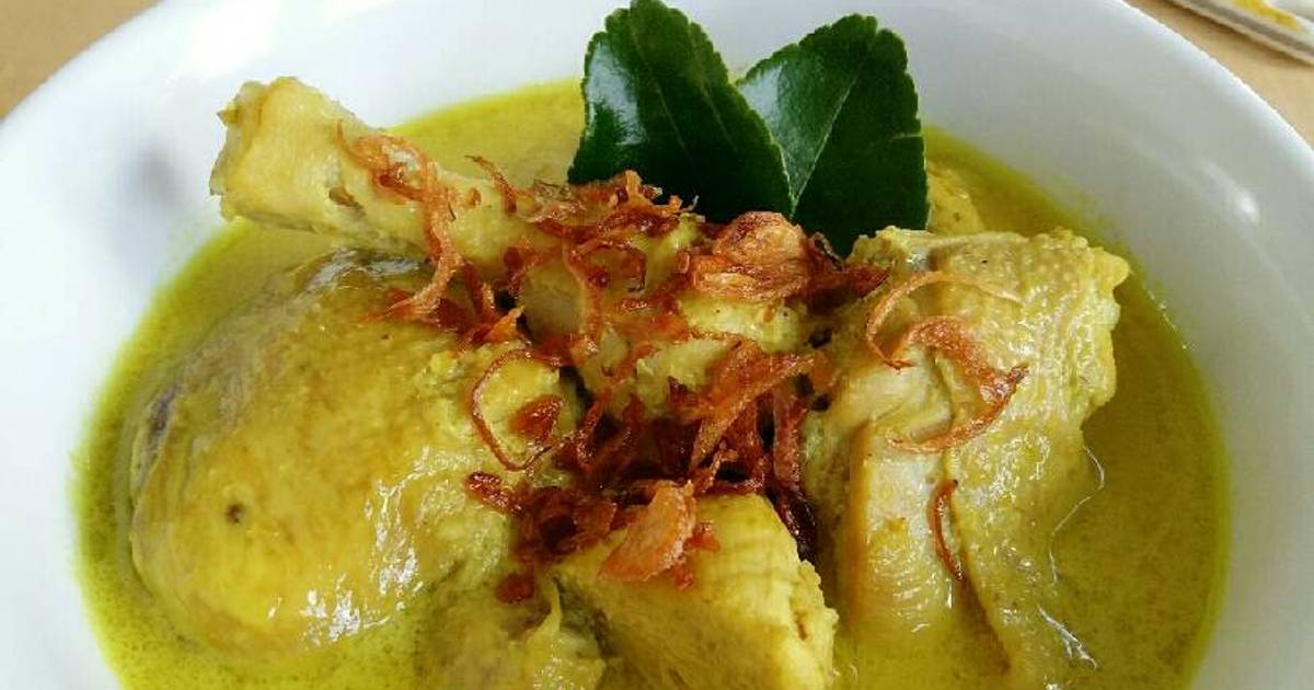 Resep Opor Ayam Kuning ala Rugayyah Ahmad