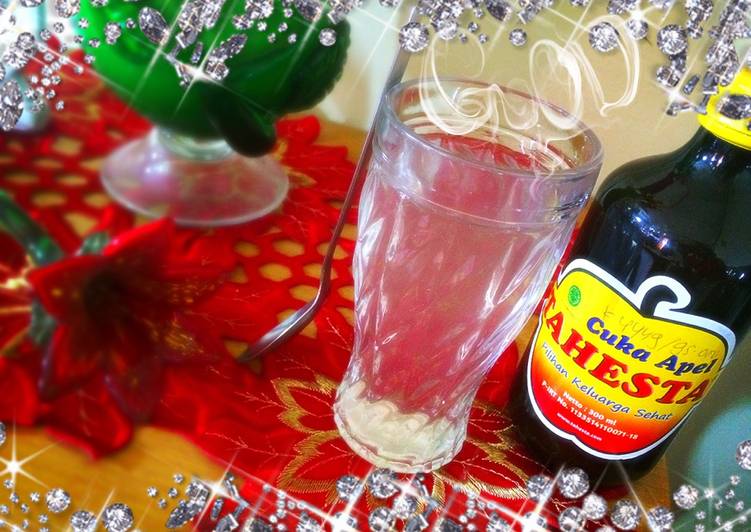 resep makanan Sari Cuka Apel aka Larutan Cuka Apel (Herbal Drink)