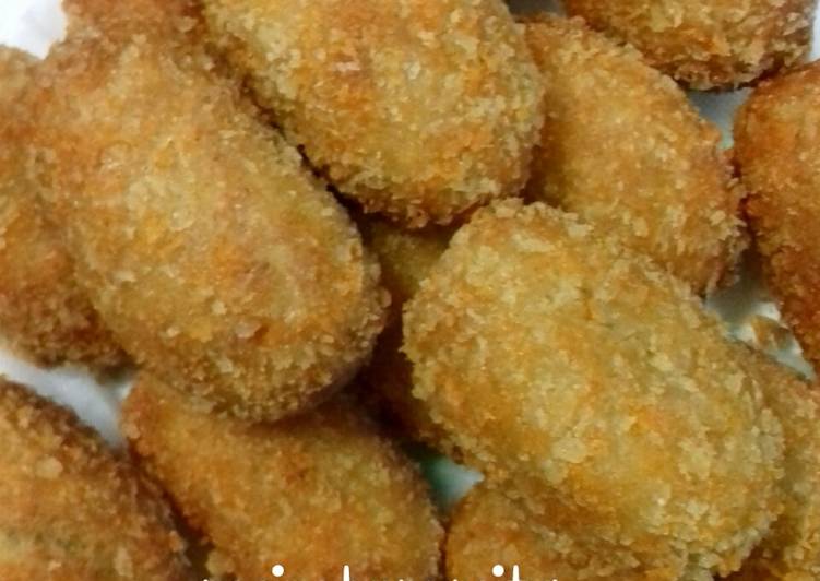 gambar untuk resep Kroket Kentang Isi Ayam, Buncis dan Wortel