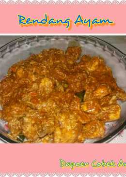 Rendang Ayam ala Dapoer Cobek Ame