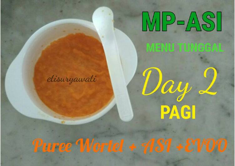 gambar untuk resep Mpasi Menu Tunggal Puree Wortel